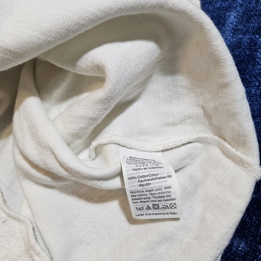Madewell Texture & Thread Ruffle Tie Front Tank Terry Towel XL - Picture 5 of 8
